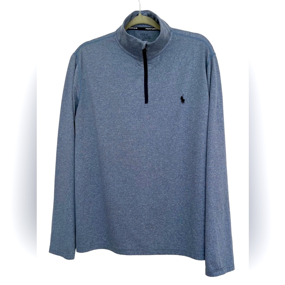 Polo Ralph Lauren Performance Lightweight  Shirt Mens L Long Sleeve 1/4 Zip